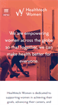 Mobile Screenshot of healthtechwomen.com
