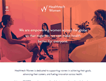 Tablet Screenshot of healthtechwomen.com